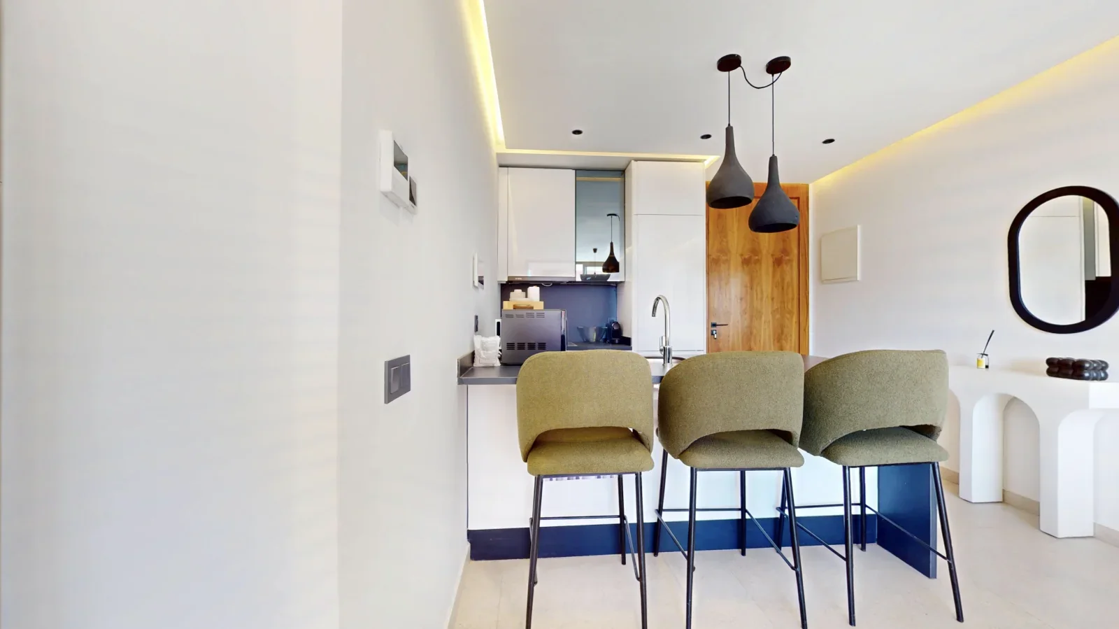 Appartement témoin de la Résidence Honest 1 à Guéliz Marrakech - chambre
