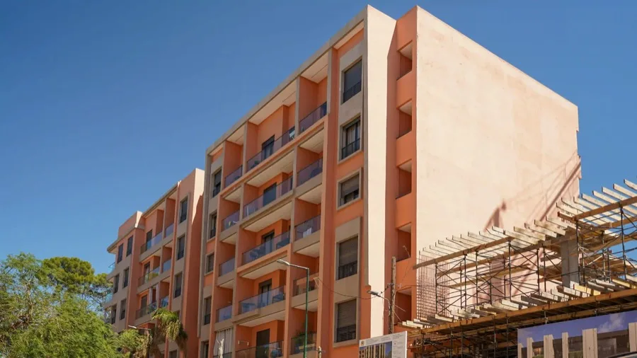 Façade de la Résidence Honest Signature 3 à Guéliz Marrakech