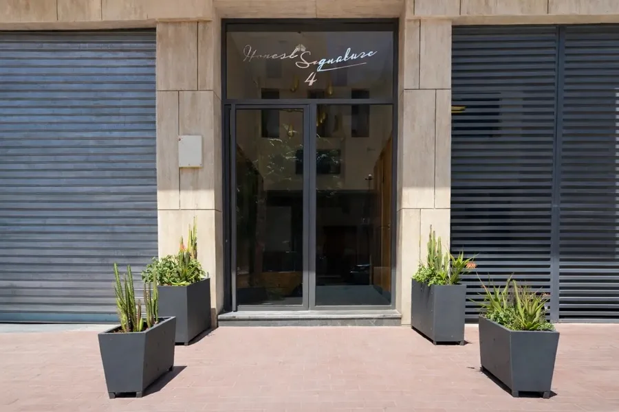 Entrée de la Résidence Honest Signature 4 à Guéliz Marrakech